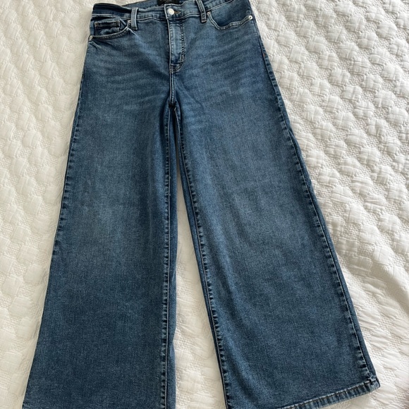 Banana Republic Wide Leg Jeans Size 8 - Picture 1 of 5